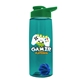 The Flair - 26 oz Transparent Tritan(TM) Bottle with Drink thru lid, Mixing Ball, and Digital Imprint