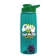 The Flair - 26 oz Transparent Tritan(TM) Bottle with Drink thru lid, Mixing Ball, and Digital Imprint