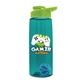 The Flair - 26 oz Transparent Tritan(TM) Bottle with Drink thru lid, Mixing Ball, and Digital Imprint