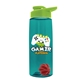 The Flair - 26 oz Transparent Tritan(TM) Bottle with Drink thru lid, Mixing Ball, and Digital Imprint