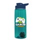 The Flair - 26 oz Transparent Tritan(TM) Bottle with Drink thru lid, Mixing Ball, and Digital Imprint