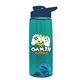 The Flair - 26 oz Transparent Tritan(TM) Bottle with Drink thru lid, Mixing Ball, and Digital Imprint