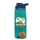 The Flair - 26 oz Transparent Tritan(TM) Bottle with Drink thru lid, Mixing Ball, and Digital Imprint