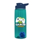 The Flair - 26 oz Transparent Tritan(TM) Bottle with Drink thru lid, Mixing Ball, and Digital Imprint