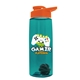 The Flair - 26 oz Transparent Tritan(TM) Bottle with Drink thru lid, Mixing Ball, and Digital Imprint
