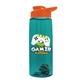 The Flair - 26 oz Transparent Tritan(TM) Bottle with Drink thru lid, Mixing Ball, and Digital Imprint