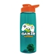 The Flair - 26 oz Transparent Tritan(TM) Bottle with Drink thru lid, Mixing Ball, and Digital Imprint
