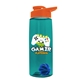 The Flair - 26 oz Transparent Tritan(TM) Bottle with Drink thru lid, Mixing Ball, and Digital Imprint