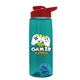 The Flair - 26 oz Transparent Tritan(TM) Bottle with Drink thru lid, Mixing Ball, and Digital Imprint