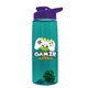 The Flair - 26 oz Transparent Tritan(TM) Bottle with Drink thru lid, Mixing Ball, and Digital Imprint