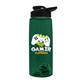 The Flair - 26 oz Transparent Tritan(TM) Bottle with Drink thru lid, Mixing Ball, and Digital Imprint