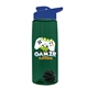 The Flair - 26 oz Transparent Tritan(TM) Bottle with Drink thru lid, Mixing Ball, and Digital Imprint