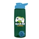 The Flair - 26 oz Transparent Tritan(TM) Bottle with Drink thru lid, Mixing Ball, and Digital Imprint