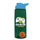 The Flair - 26 oz Transparent Tritan(TM) Bottle with Drink thru lid, Mixing Ball, and Digital Imprint