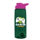 The Flair - 26 oz Transparent Tritan(TM) Bottle with Drink thru lid, Mixing Ball, and Digital Imprint