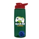The Flair - 26 oz Transparent Tritan(TM) Bottle with Drink thru lid, Mixing Ball, and Digital Imprint