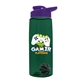 The Flair - 26 oz Transparent Tritan(TM) Bottle with Drink thru lid, Mixing Ball, and Digital Imprint