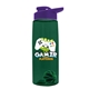 The Flair - 26 oz Transparent Tritan(TM) Bottle with Drink thru lid, Mixing Ball, and Digital Imprint