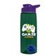 The Flair - 26 oz Transparent Tritan(TM) Bottle with Drink thru lid, Mixing Ball, and Digital Imprint