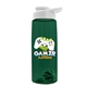 The Flair - 26 oz Transparent Tritan(TM) Bottle with Drink thru lid, Mixing Ball, and Digital Imprint