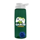 The Flair - 26 oz Transparent Tritan(TM) Bottle with Drink thru lid, Mixing Ball, and Digital Imprint
