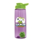 The Flair - 26 oz Transparent Tritan(TM) Bottle with Drink thru lid, Mixing Ball, and Digital Imprint