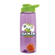 The Flair - 26 oz Transparent Tritan(TM) Bottle with Drink thru lid, Mixing Ball, and Digital Imprint