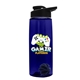 The Flair - 26 oz Transparent Tritan(TM) Bottle with Drink thru lid, Mixing Ball, and Digital Imprint