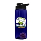 The Flair - 26 oz Transparent Tritan(TM) Bottle with Drink thru lid, Mixing Ball, and Digital Imprint