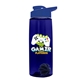 The Flair - 26 oz Transparent Tritan(TM) Bottle with Drink thru lid, Mixing Ball, and Digital Imprint