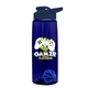 The Flair - 26 oz Transparent Tritan(TM) Bottle with Drink thru lid, Mixing Ball, and Digital Imprint