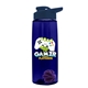 The Flair - 26 oz Transparent Tritan(TM) Bottle with Drink thru lid, Mixing Ball, and Digital Imprint