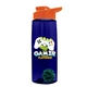 The Flair - 26 oz Transparent Tritan(TM) Bottle with Drink thru lid, Mixing Ball, and Digital Imprint