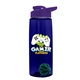 The Flair - 26 oz Transparent Tritan(TM) Bottle with Drink thru lid, Mixing Ball, and Digital Imprint