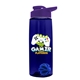 The Flair - 26 oz Transparent Tritan(TM) Bottle with Drink thru lid, Mixing Ball, and Digital Imprint