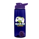 The Flair - 26 oz Transparent Tritan(TM) Bottle with Drink thru lid, Mixing Ball, and Digital Imprint