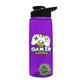 The Flair - 26 oz Transparent Tritan(TM) Bottle with Drink thru lid, Mixing Ball, and Digital Imprint