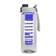 the flair - 26 oz transparent tritan(tm) bottle with quick snap lid and large infuser