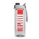 the flair - 26 oz transparent tritan(tm) bottle with quick snap lid and large infuser