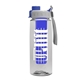 the flair - 26 oz transparent tritan(tm) bottle with quick snap lid and large infuser
