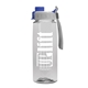the flair - 26 oz transparent tritan(tm) bottle with quick snap lid and large infuser