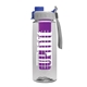 the flair - 26 oz transparent tritan(tm) bottle with quick snap lid and large infuser