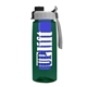 the flair - 26 oz transparent tritan(tm) bottle with quick snap lid and large infuser
