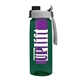 the flair - 26 oz transparent tritan(tm) bottle with quick snap lid and large infuser