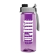 the flair - 26 oz transparent tritan(tm) bottle with quick snap lid and large infuser