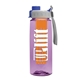 the flair - 26 oz transparent tritan(tm) bottle with quick snap lid and large infuser