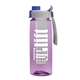 the flair - 26 oz transparent tritan(tm) bottle with quick snap lid and large infuser
