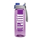the flair - 26 oz transparent tritan(tm) bottle with quick snap lid and large infuser