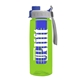 the flair - 26 oz transparent tritan(tm) bottle with quick snap lid and large infuser