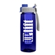 the flair - 26 oz transparent tritan(tm) bottle with quick snap lid and large infuser